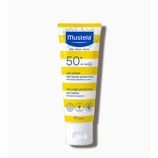 Mustela Very High Protection Sun Lotion Spf 50+, 40Ml